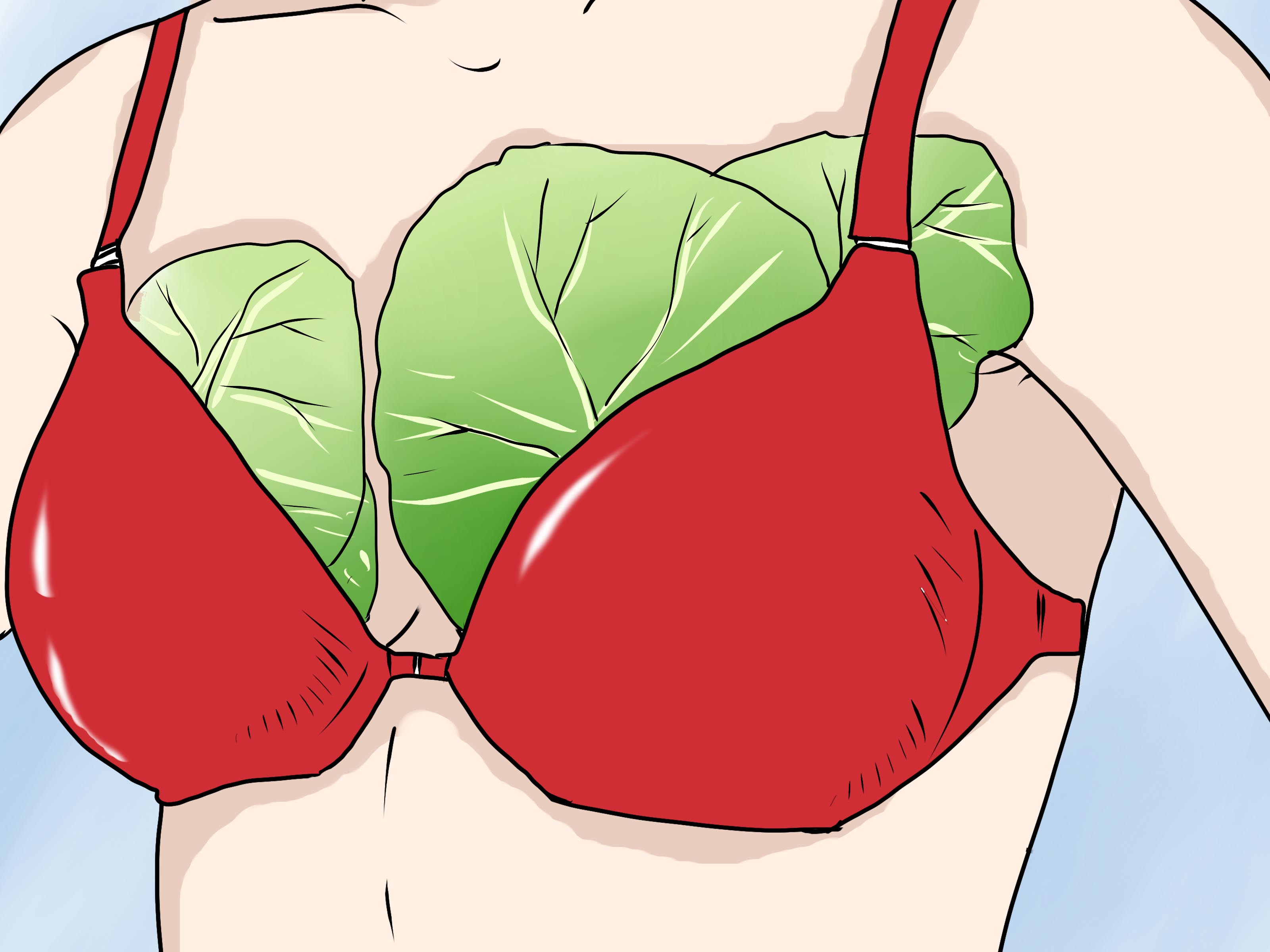 Cabbage inside bra
